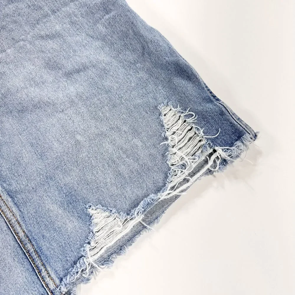 Nobody cut off jean skirt 28